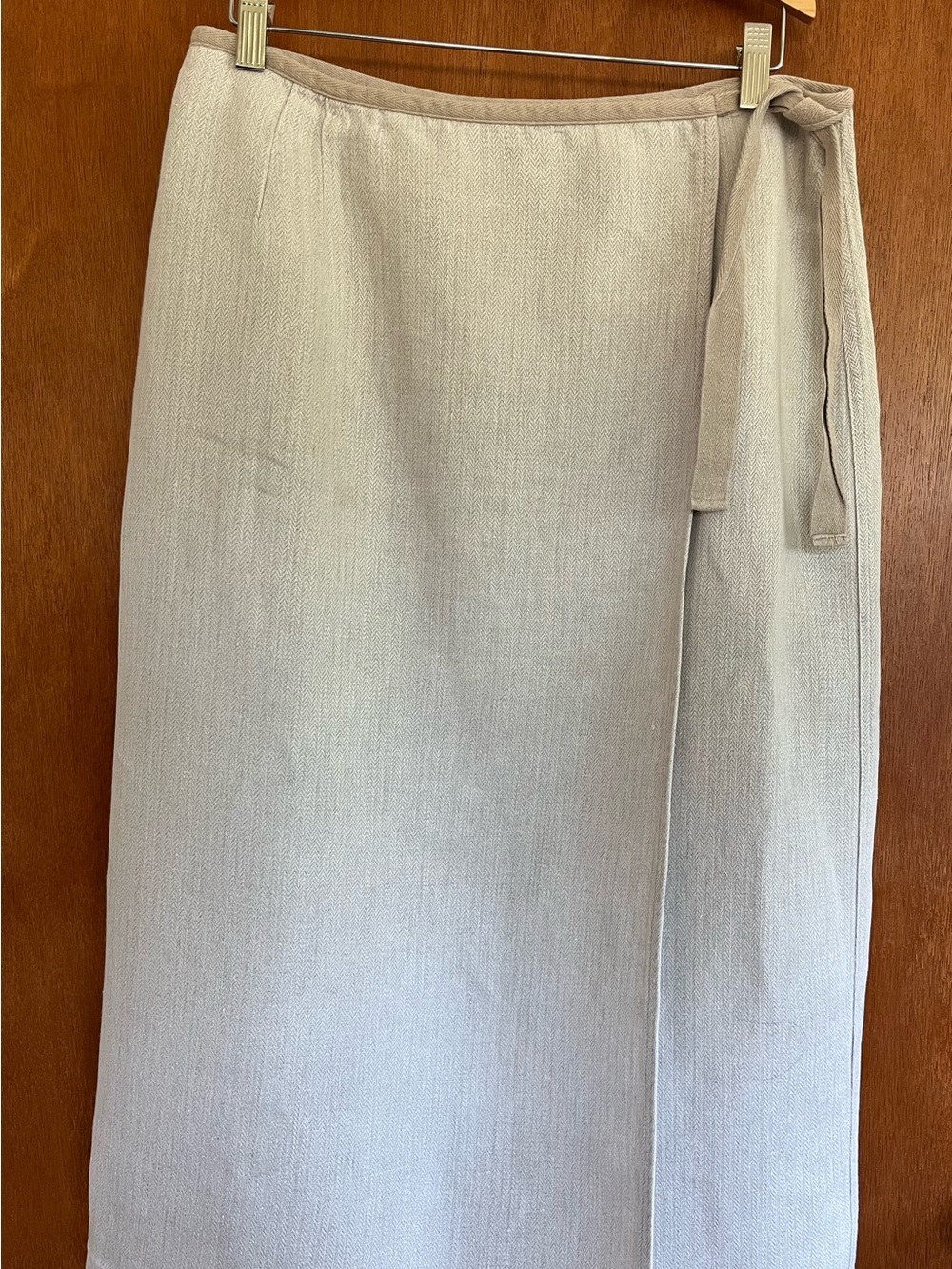Linen Wrap Skirt